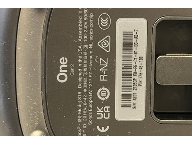 Sonos speaker - afbeelding 4 van  5