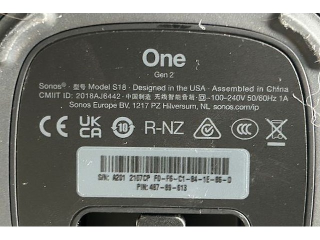 Sonos speaker - afbeelding 4 van  4