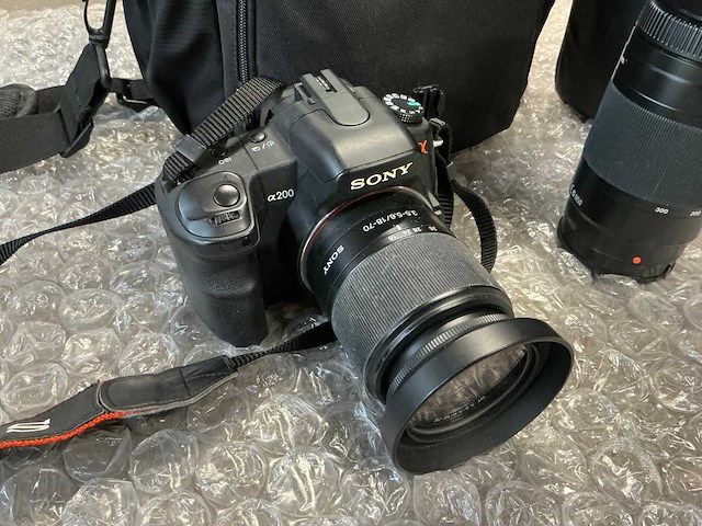 Sony a200 fotocamera - afbeelding 2 van  6