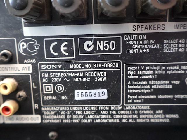 Sony audio/video controle center - afbeelding 7 van  7