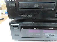 Sony cd speler en versterker - afbeelding 2 van  5