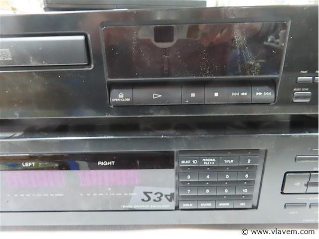 Sony cd speler en versterker - afbeelding 3 van  5