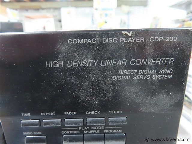 Sony cd speler en versterker - afbeelding 4 van  5