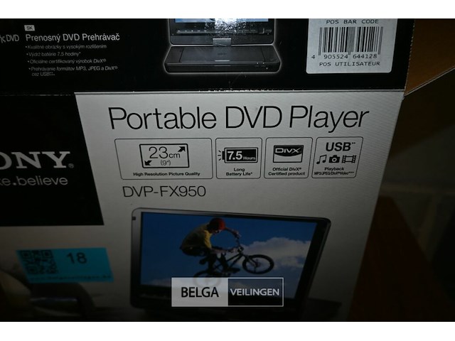 Sony draagbare dvd-speler - afbeelding 4 van  5