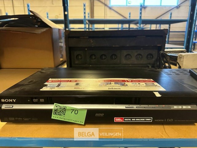 Sony dvd recorder rdr-hxd1070 - afbeelding 1 van  5