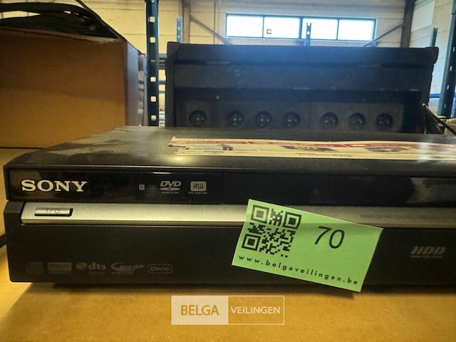 Sony dvd recorder rdr-hxd1070 - afbeelding 3 van  5
