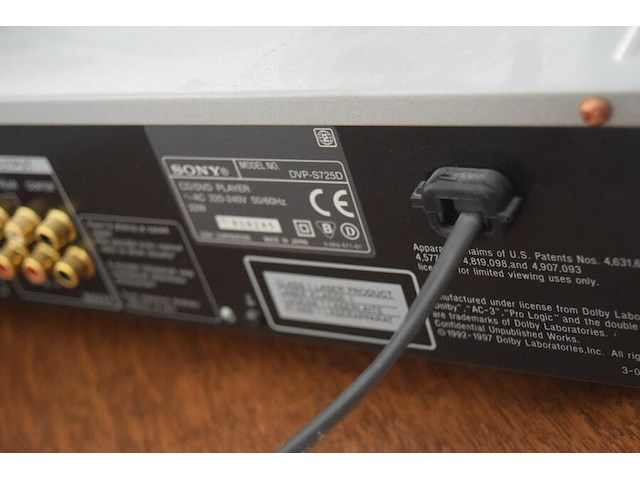 Sony dvd/cd player dvp s725d - afbeelding 5 van  5
