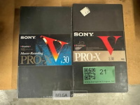 Sony e-30 pro-x video cassettes 2x