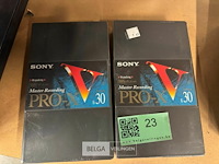 Sony e-30 pro-x video cassettes 2x