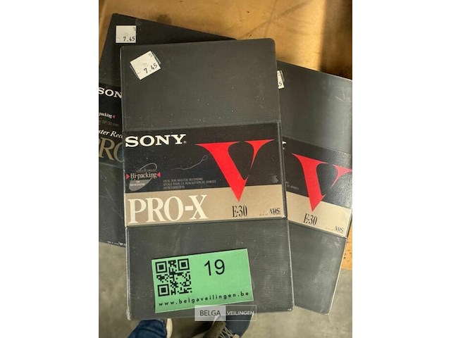 Sony e-30 pro-x video cassettes 3x - afbeelding 3 van  3