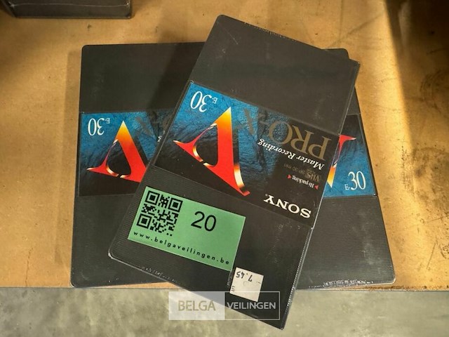 Sony e-30 pro-x video cassettes3x - afbeelding 1 van  3