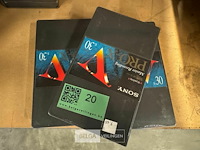 Sony e-30 pro-x video cassettes3x