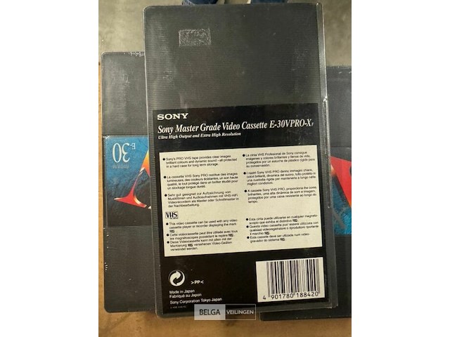 Sony e-30 pro-x video cassettes3x - afbeelding 3 van  3