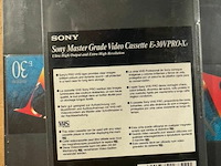 Sony e-30 pro-x video cassettes3x - afbeelding 3 van  3