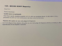 Sony f-112 microfoon - afbeelding 4 van  4