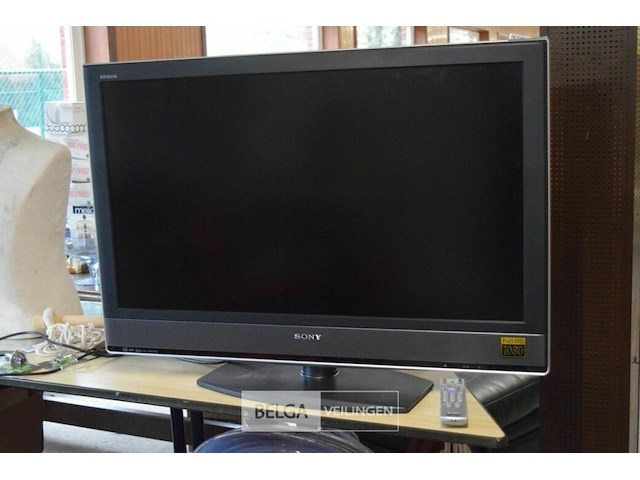 Sony full hd 1080 met afstandsbediening ±100x55cm - afbeelding 1 van  5