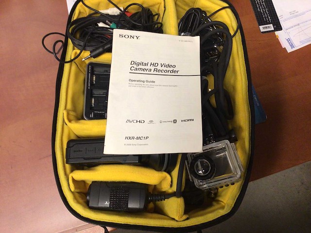 Sony hxr-mc1p videocamera - afbeelding 4 van  11