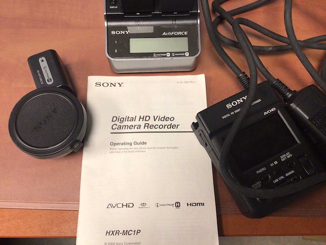 Sony hxr-mc1p videocamera - afbeelding 11 van  11