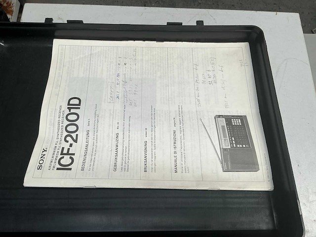 Sony icf-2001d wereld ontvanger radio - afbeelding 5 van  8