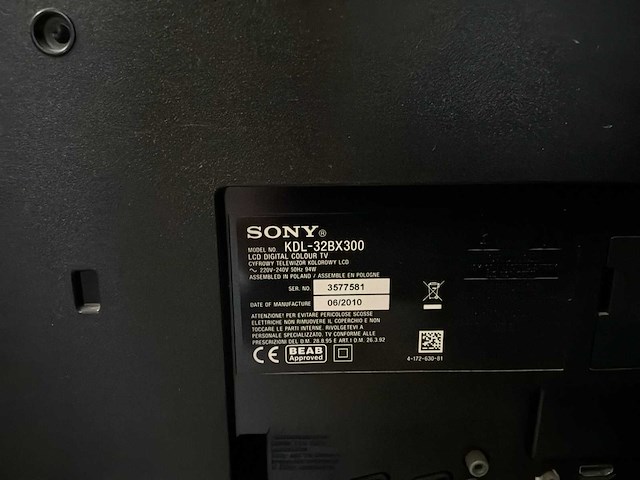 Sony kdl-32bx300 televisie - afbeelding 3 van  3
