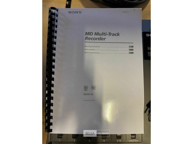 Sony md multi-track recorder - afbeelding 3 van  5