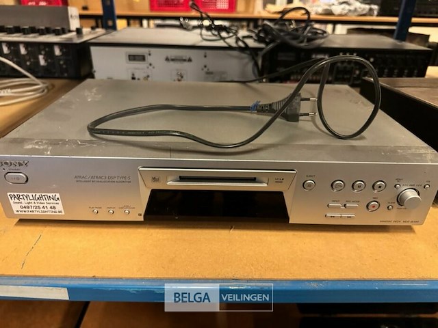 Sony mds-je480 minidisc deck - afbeelding 1 van  5