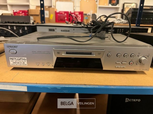 Sony mds-je480 minidisc deck - afbeelding 2 van  5