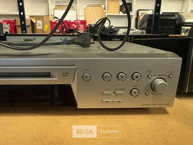 Sony mds-je480 minidisc deck - afbeelding 3 van  5