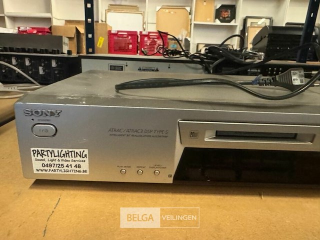 Sony mds-je480 minidisc deck - afbeelding 4 van  5