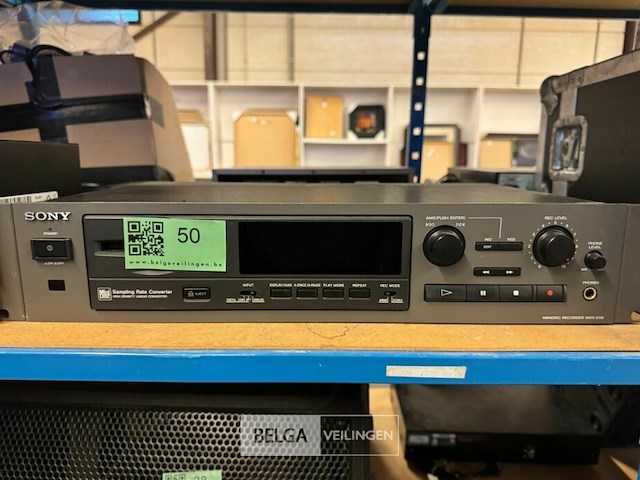 Sony minidisc recorder mds-e58 - afbeelding 1 van  3