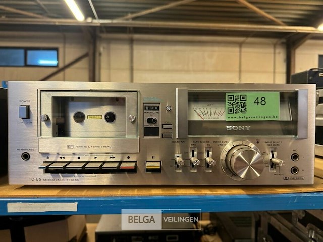 Sony tc-u5 stereo casette deck - afbeelding 1 van  3