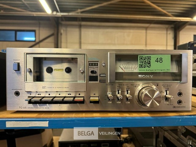 Sony tc-u5 stereo casette deck - afbeelding 2 van  3