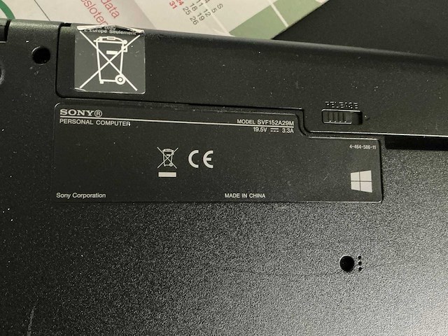 Sony vaio svf152a29m laptop - afbeelding 6 van  6