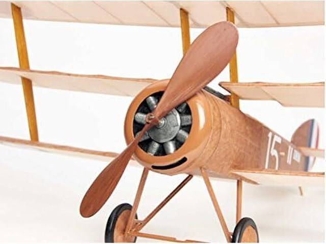 Sopwith triplane complete balsa hout - afbeelding 4 van  4