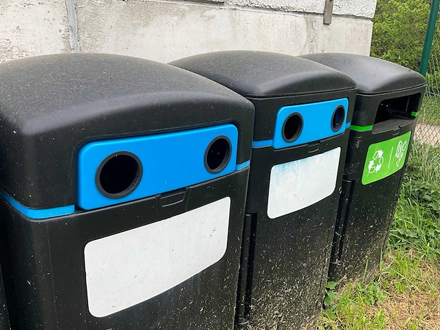 Sorteer afval containers pvc (6x) - afbeelding 3 van  3