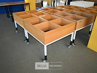 Sorteerbak bibliotheek op wielen