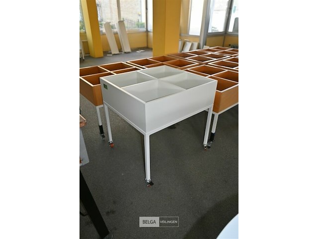 Sorteerbak bibliotheek op wielen - afbeelding 1 van  4