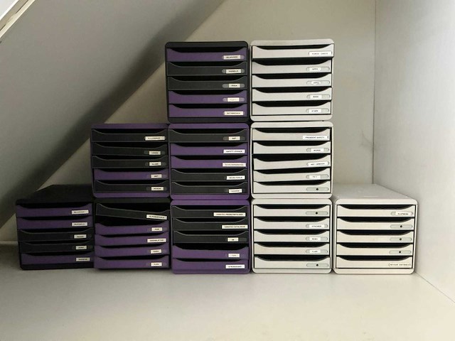 Sorteerbakjes (12x) - afbeelding 1 van  5