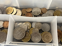 Sorteerkoffer met diverse munten - afbeelding 3 van  5