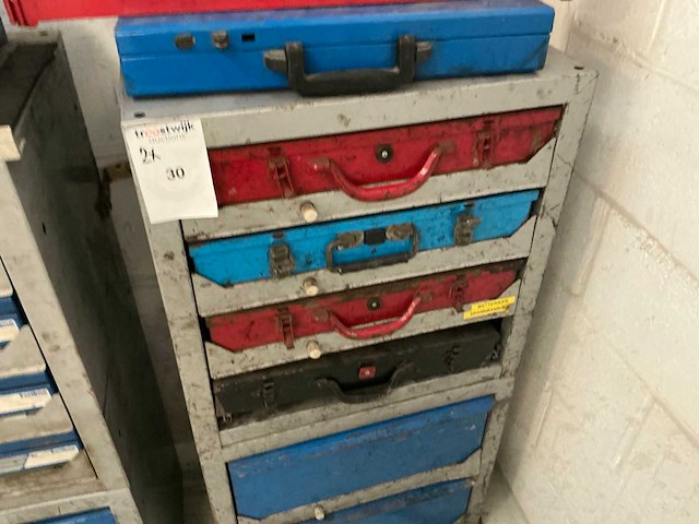 Sortimo gereedschapskoffers in kast (2x) - afbeelding 5 van  8