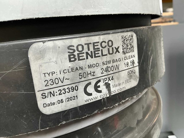 Soteco s2m bag industriële stofzuiger - afbeelding 9 van  9