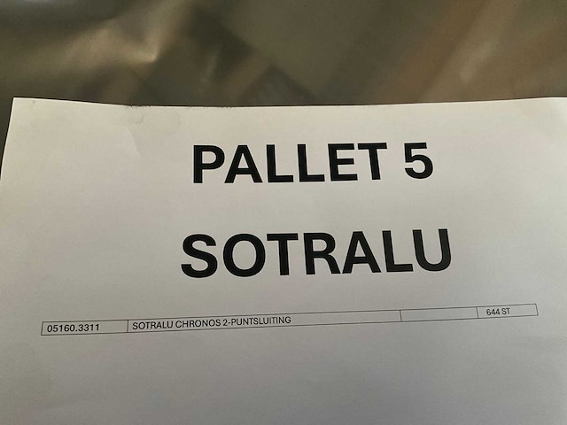 Sotralu chronos partij 2-puntssluitingen (644x) - (kp1010) - afbeelding 2 van  3
