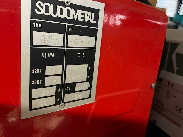 Soudometal soudo 182 ar elektrode lasapparaat - afbeelding 6 van  10