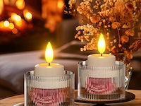 Soulbay oplaadbare theelichtjes, 12 stuks - afbeelding 3 van  4