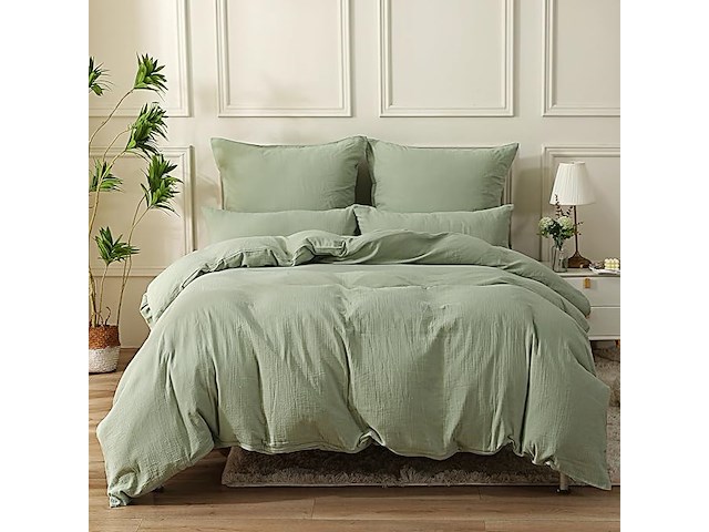 Soulful mousseline beddengoed (220 x 240 cm) - afbeelding 1 van  4