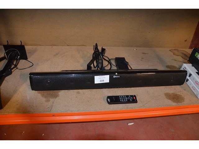Soundbar konig hav-sb500 met muurbeugel en afstandsbediening - afbeelding 1 van  7