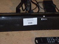 Soundbar konig hav-sb500 met muurbeugel en afstandsbediening - afbeelding 3 van  7