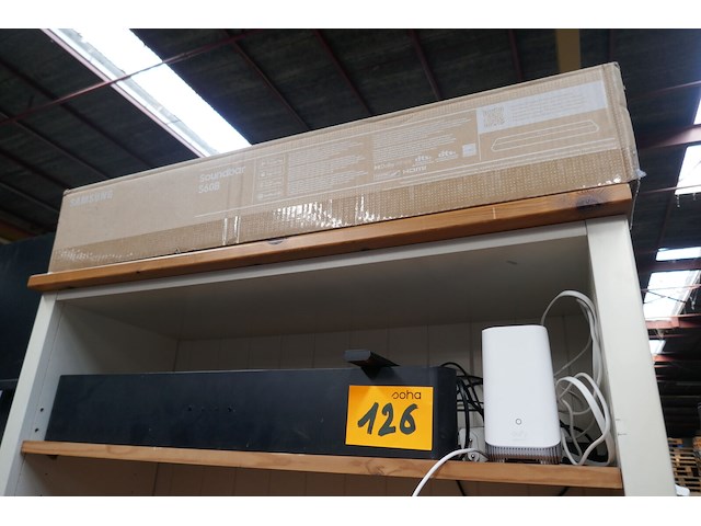 Soundbar samsung + bewakingssysteem cufy - afbeelding 1 van  4