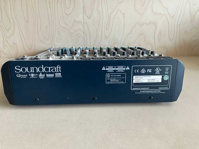 Soundcraft signature 12 analoge mengtafel - afbeelding 3 van  4