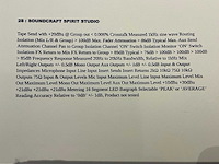 Soundcraft spirit studio analoge mengtafel - afbeelding 5 van  5